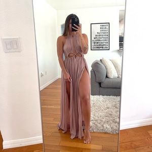 Boho Cut-Out Maxi Dress